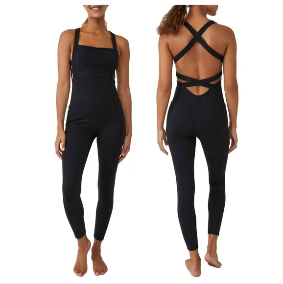 FP Movement by Free People Pants - FP movement high open back strappy jumpsuit